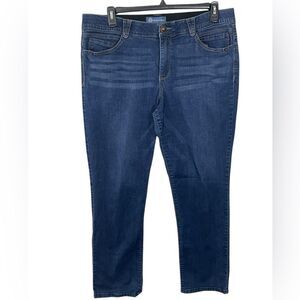 Democracy Absolution High Rise Tapered Leg Jeans Size 18 Denim